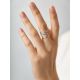 Triple Silver Band Ring The Liquid, Ring Size: Adjustable, image , picture 3