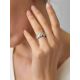 Rippled Silver Band Ring The ICONIC, Ring Size: Adjustable, image , picture 3