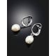 Pearl Drop Earrings on Sterling Silver ​The Palazzo, image , picture 2