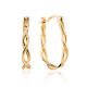 Double Twisted Hoop Earrings The Liquid, image 