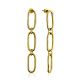 Gold Plated Silver Chain Earrings The ICONIC, image 