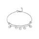 Boho Chic Coin Charm Silver Bracelet The Liquid, image 