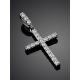 Dazzling Diamond Encrusted Cross Pendant, image , picture 2