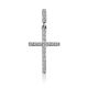 Dazzling Diamond Encrusted Cross Pendant, image 