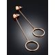 Chic Rose Gold Plated Silver Dangles The ICONIC, image , picture 2