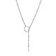 Sterling Silver Tie Bar Necklace The ICONIC, image 