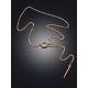 Rose Gold Plated Silver Tie Necklace The ICONIC, image , picture 3