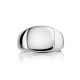 Glossy Silver Signet Ring The ICONIC, Ring Size: Adjustable, image , picture 3