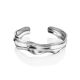 Textured Silver Cuff Bracelet The Liquid, image , picture 3