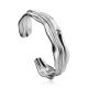 Textured Silver Cuff Bracelet The Liquid, image 