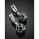 Stunning Silver Prasiolite Egg Dangles The Romanov, image , picture 2