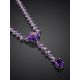 Voluptuous Silver Amethyst Necklace, image , picture 2