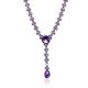 Voluptuous Silver Amethyst Necklace, image 