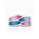 Chic Two Tone Nacre Ring, Ring Size: 6.5 / 17, image , picture 4