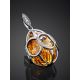Amazing Silver Citrine Egg Pendant The Romanov, image , picture 2