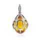 Amazing Silver Citrine Egg Pendant The Romanov, image 