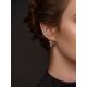 Floral Design Gold Topaz Earrings The Verbena, image , picture 3