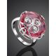 Lustrous Pinkish Crystal Ring, Ring Size: 6 / 16.5, image , picture 2