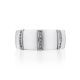 Chic White Ceramic Band Ring, Ring Size: 6.5 / 17, image , picture 4
