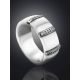 Chic White Ceramic Band Ring, Ring Size: 6.5 / 17, image , picture 2