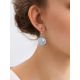 Chic Blue Agate Drop Earrings, image , picture 3