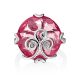 Lustrous Pinkish Crystal Ring, Ring Size: 6 / 16.5, image , picture 4