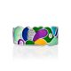 Mix Color Enamel Band Ring With Crystals, Ring Size: 6.5 / 17, image , picture 4