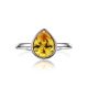 Lustrous Yellow Crystal Ring, Ring Size: 8 / 18, image , picture 3