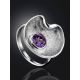 Chic Silver Amethyst Ring, Ring Size: 9.5 / 19.5, image , picture 2