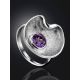 Chic Silver Amethyst Ring, Ring Size: 9.5 / 19.5, image , picture 2