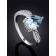 Classy Silver Topaz Ring, Ring Size: 7 / 17.5, image , picture 2