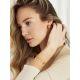 Boho Chic Gold Plated Silver Hoops With Honey Amber The Palazzo, image , picture 5