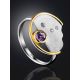Fashionable Silver Amethyst Ring, Ring Size: 9 / 19, image , picture 2