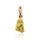 Textured 24K Gold Pendant The Nugget, image 