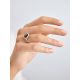 Voluminous Silver Tourmaline Ring, Ring Size: 6 / 16.5, image , picture 3