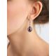 Vintage Style Silver Amethyst Egg Shaped Dangles The Romanov, image , picture 3