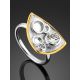 Amazing Silver Crystal Ring, Ring Size: 7 / 17.5, image , picture 2