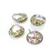 Floral Motif Mix Color Enamel Ring, Ring Size: 8 / 18, image , picture 5
