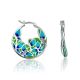 Colorful Enamel Hoops, image 