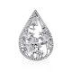 Shimmering Crystal Cocktail Ring, Ring Size: 7 / 17.5, image , picture 4