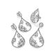 Shimmering Crystal Cocktail Ring, Ring Size: 7 / 17.5, image , picture 5