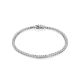 Versatile Silver Crystal Tennis Bracelet, image 