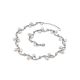 Refined Silver Necklace With Pearl And Crystals, image , picture 4