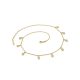 Trendy Gilded Silver Collar Necklace With Crystals, image , picture 4