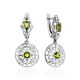 Ornate Silver Tourmaline Dangles, image 