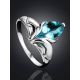 Silver Ring With Marquise Cut Topaz, Ring Size: 8.5 / 18.5, image , picture 2