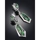 Amazing Prasiolite Dangle Earrings, image , picture 2
