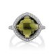 Voluminous Silver Tourmaline Ring, Ring Size: 6 / 16.5, image , picture 4