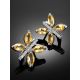 Lustrous Silver Citrine Butterfly Earrings, image , picture 2