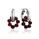 Boho Chic Silver Amber Hoops The Palazzo, image 